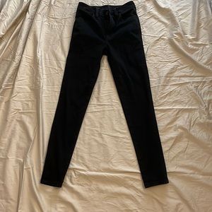 Womens black denim jeans